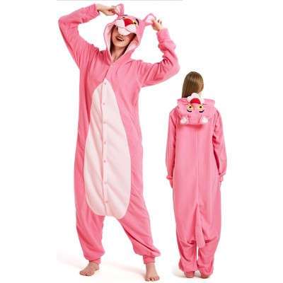 Pink Panther Onesie Pajamas Adult Animal Onesies