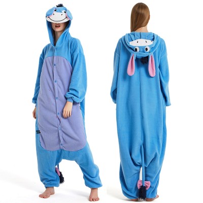 Eeyore Onesie Pajamas Adult Animal Onesies