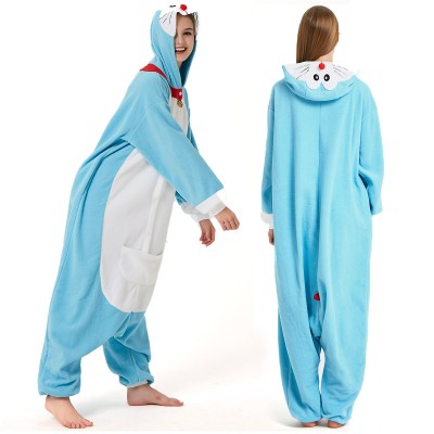 Doraemon Onesie Pajamas Adult Animal Onesies