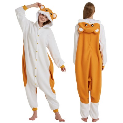 Hamtaro Onesie Pajamas Adult Animal Onesies