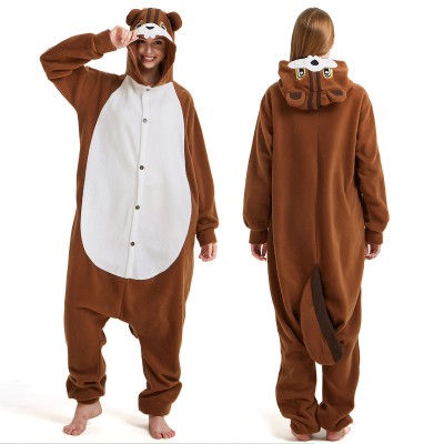 Squirrel Onesie Pajamas Adult Animal Onesies