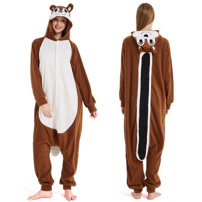 Chipmunk Onesie Pajamas Adult Animal Onesies