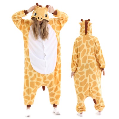 Giraffe Onesie Pajamas for Adult Animal Onesies Halloween Costumes