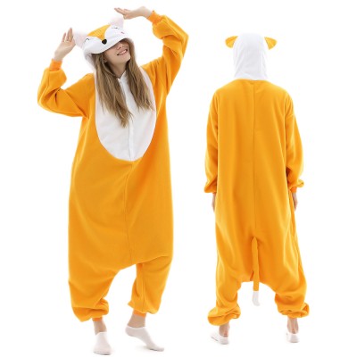 Fox Onesie Pajamas for Adult Animal Onesies Halloween Costumes