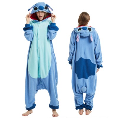 Stitch Onesie Pajamas Womens & Mens Animal Onesies Halloween Costumes