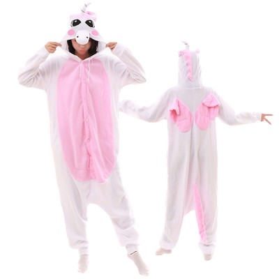 Pink Unicorn Onesie Pajamas for Adult Animal Onesies Cosplay Halloween Costumes