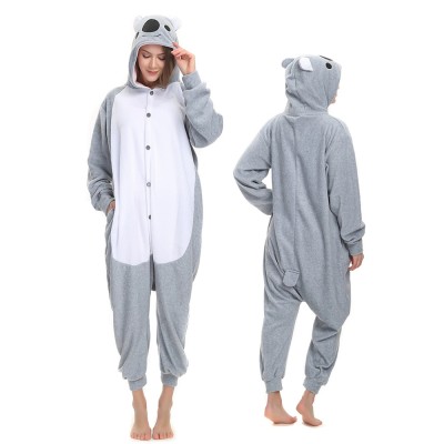 Koala Onesie Pajamas for Adult Animal Onesies Cosplay Halloween Costumes