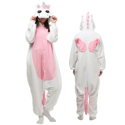 Pink Unicorn Onesie Pajamas for Adult Animal Onesies Cosplay Halloween Costumes