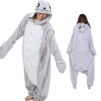 Seal Onesie Pajamas for Adult Animal Onesies Cosplay Halloween Costumes