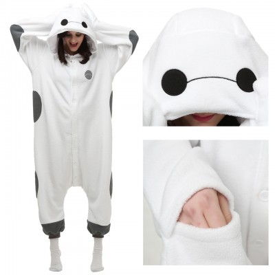 Baymax Onesie Pajamas for Adult Animal Onesies Cosplay Halloween Costumes