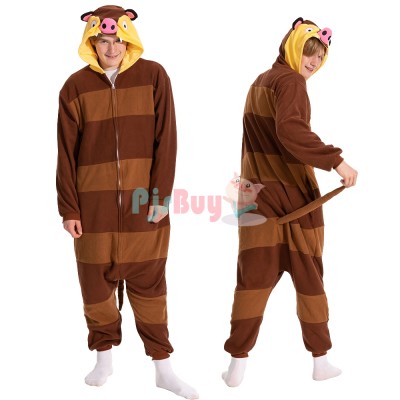Opossum Onesie for Adult Easy Halloween Costume