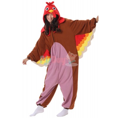 Cute Easy Turkey Thanksgiving Halloween Costume Adult Animal Onesies