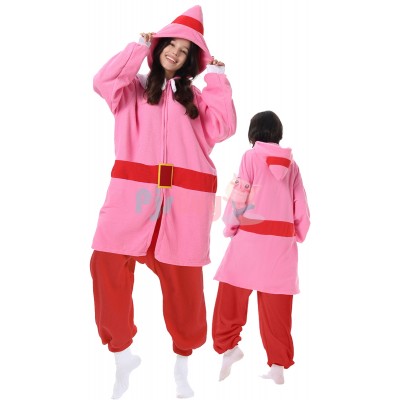 Cute Jovie Elf Halloween Costume Adult Onesie Plus Size