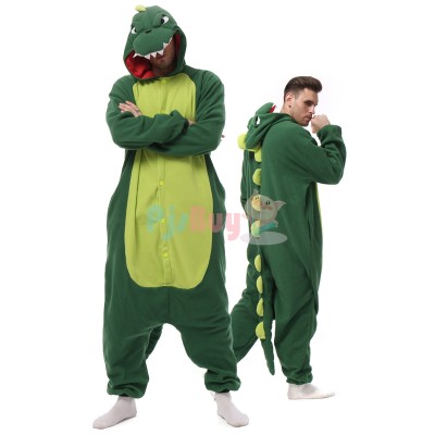 Cute Easy Dinosaur Halloween Costume Adult Animal Onesies Pajamas