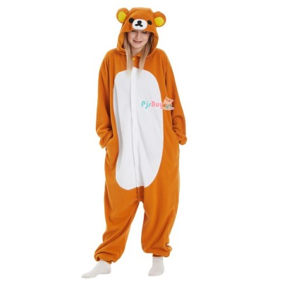 Rilakkuma Onesie for Adult Bear Halloween Costume Party Outfit
