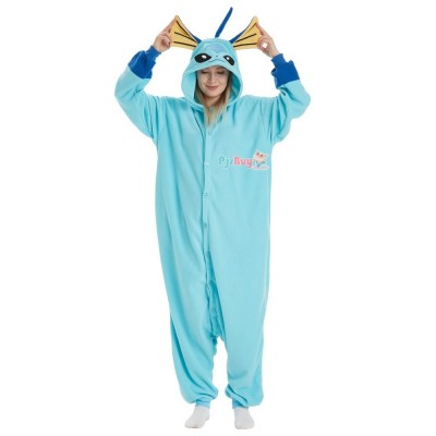 Vaporeon Onesie for Adult Evolutions Halloween Costume Party Outfit