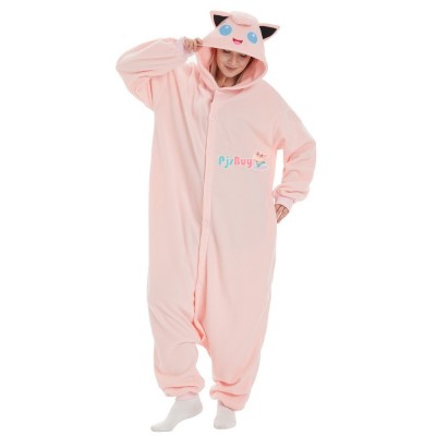 Jigglypuff Onesie for Adult Cute Easy Halloween Costume Party Outfit