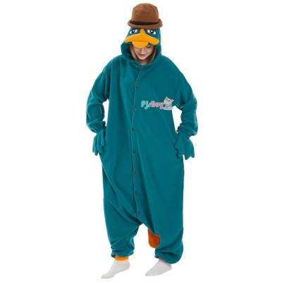 Perry The Platypus Onesie for Adult Cute Easy Halloween Costume Party Outfit