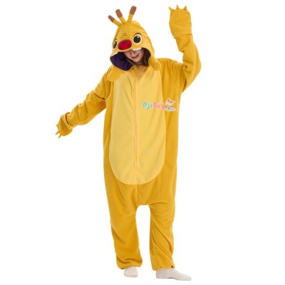 Yellow Stitch Reuben Onesie for Adult Cute Easy Halloween Costume Party Outfit