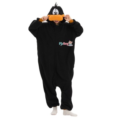 Daffy Duck Onesie for Adult Cute Easy Halloween Costume Party Outfit