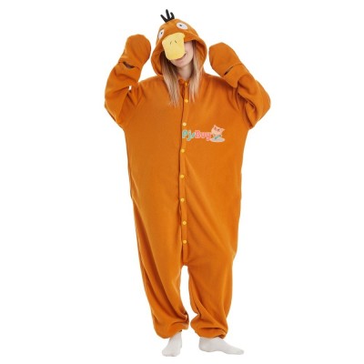 Psyduck Onesie for Adult Cute Easy Halloween Costume Party Outfit