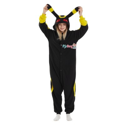 Umbreon Onesie for Adult Evolutions Halloween Costume Party Outfit