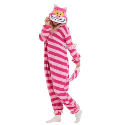 Cheshire Cat Onesie for Adult Cute Easy Halloween Costume Party Outfit