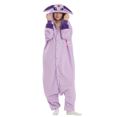 Espeon Onesie for Adult Evolutions Halloween Costume Party Outfit