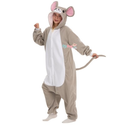 Cute Mouse Onesie for Adult Animal Easy Halloween Costume Party Outfit