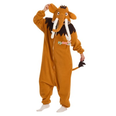 Mammoth Onesie for Men & Women Easy Halloween Costume Party Outfit