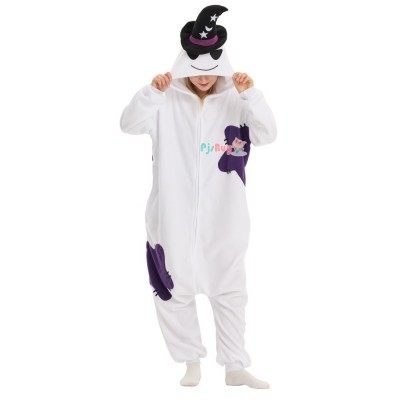 Cute Ghost Onesie for Adult Cute Easy Halloween Costume Party Outfit