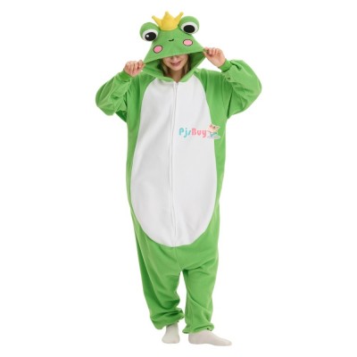 Frog Onesie for Adult Cute Animal Halloween Costume Party Outfit