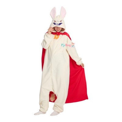 Stitch Villain Bunny Onesie for Adult Cute Animal Halloween Costume Party Outfit
