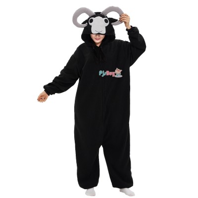 Sheep Onesie for Adult Cute Animal Halloween Costume Party Outfit