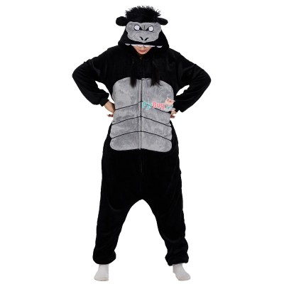 Gorillas Onesie for Adult Cute Animal Halloween Costume Party Outfit