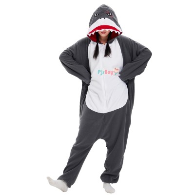 Shark Onesie for Adult Cute Animal Halloween Costume Party Outfit