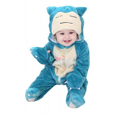 Baby Halloween Costume Cute Newborn Snorlax Onesie Outfit