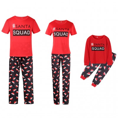 Santa Squad Matching Family Christmas Pajamas
