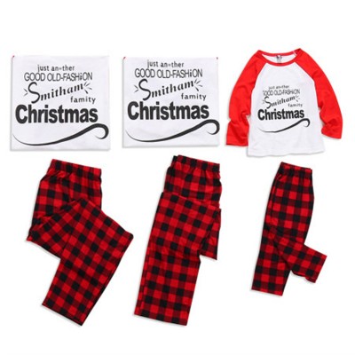 Old-fashioned Matching Family Christmas Pajamas
