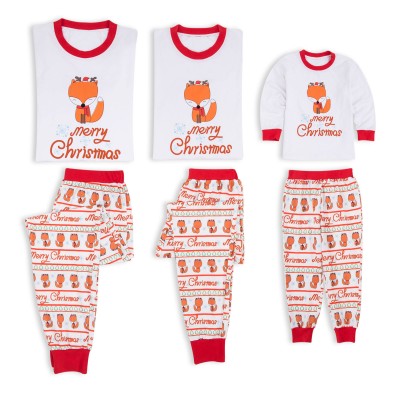 Christmas Fox Matching Family Christmas Pajamas