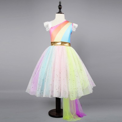 Rainbow Unicorn Costume for Girls