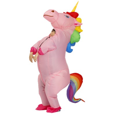 Blow Up Costume Inflatable Unicorn Costumes Halloween Funny Suit For Kids