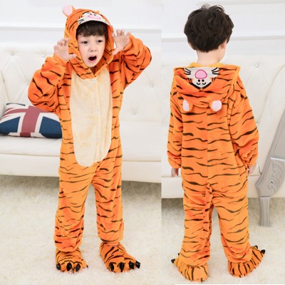 Tigger Kids Animal Onesie Pajamas Cute Costume