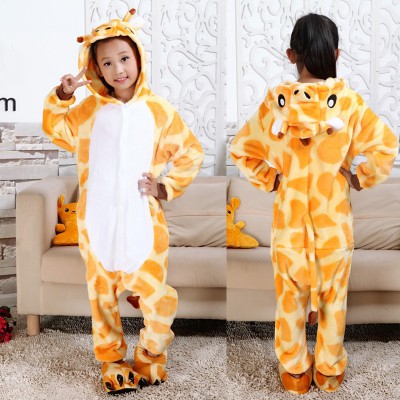 Giraffe Kids Animal Onesie Pajamas Cosplay Cute Costume