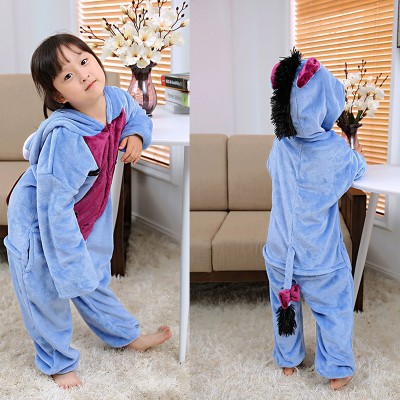 Eeyore Kids Animal Onesie Pajamas Winnie the Pooh Cute Costume