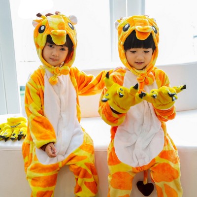 Giraffe Kids Animal Onesie Pajamas Cute Costume
