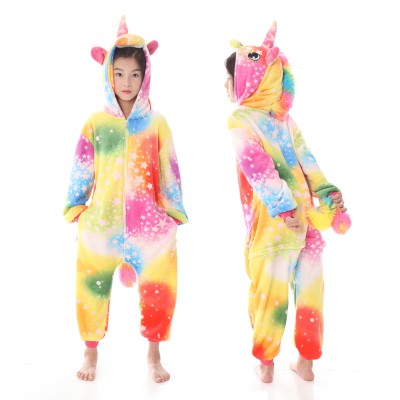 Yellow Star Unicorn Onesie Pajamas Animal Onesies for Kids