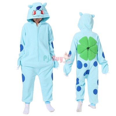 Bulbasaur Onesie Kids Halloween Costume Animal Onesies