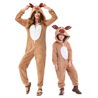 Reindeer Costume For Adult & Kids Christmas Costumes Outfit