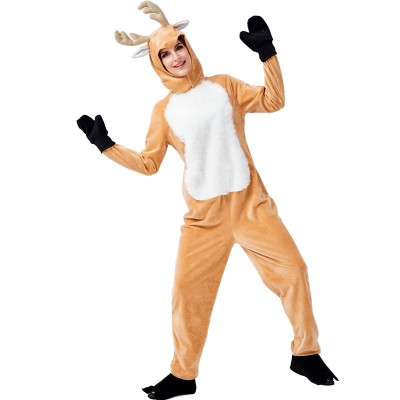 Reindeer Costume Outfit Suit For Adult Christmas Costume